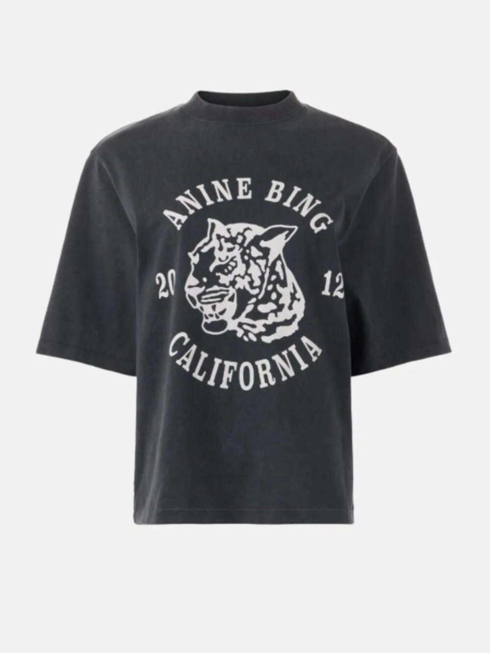 RTR-126 Anine Bing Leopard Collegiate Logo Tee